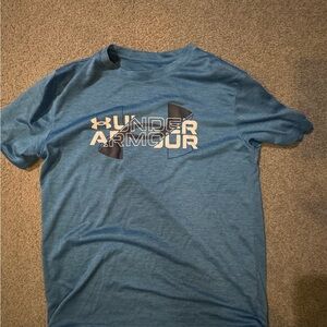 Under Armour boy’s Heather Blue Tee